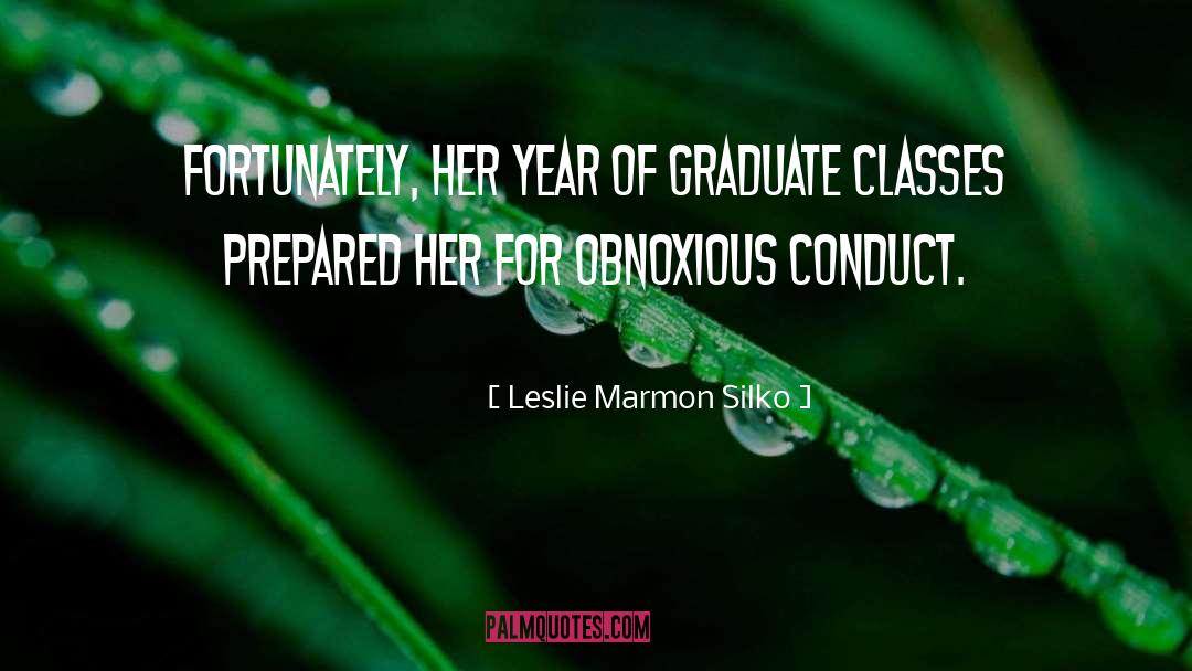 Leslie Marmon Silko Quotes: Fortunately, her year of graduate