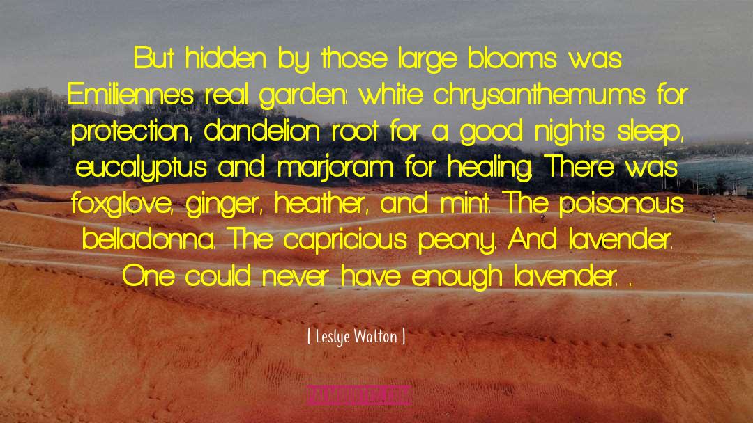 Leslye Walton Quotes: But hidden by those large