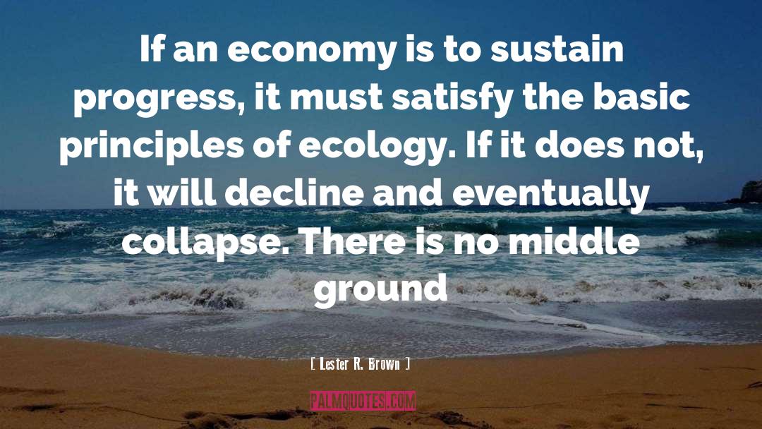 Lester R. Brown Quotes: If an economy is to