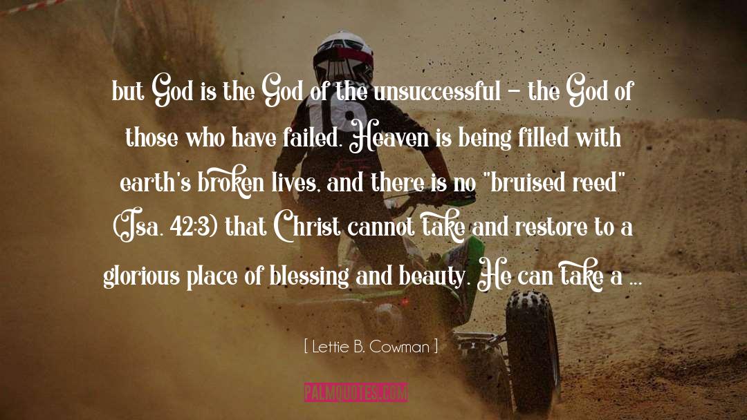 Lettie B. Cowman Quotes: but God is the God