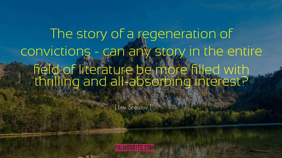 Lev Shestov Quotes: The story of a regeneration