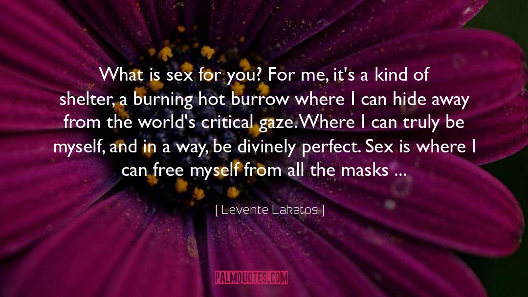 Levente Lakatos Quotes: What is sex for you?