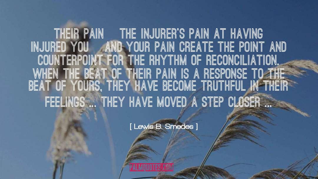 Lewis B. Smedes Quotes: Their pain [the injurer's pain