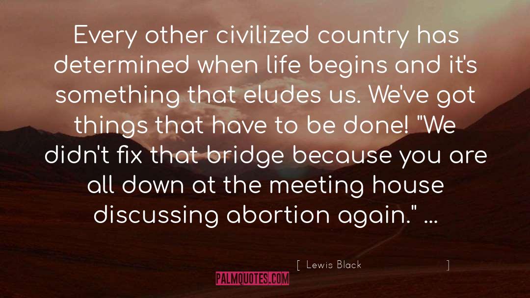 Lewis Black Quotes: Every other civilized country has