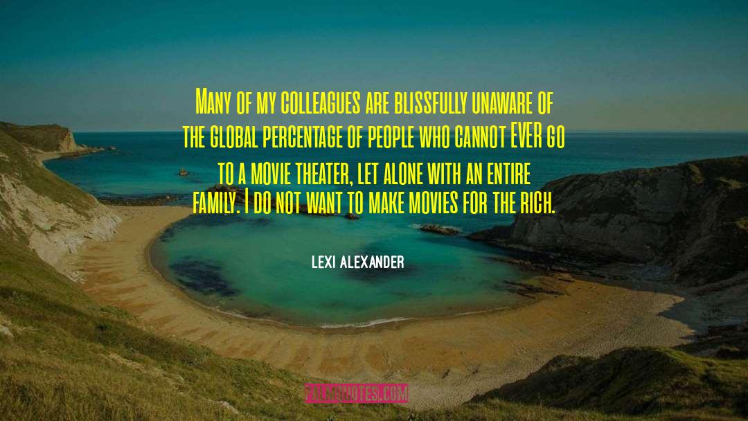 Lexi Alexander Quotes: Many of my colleagues are