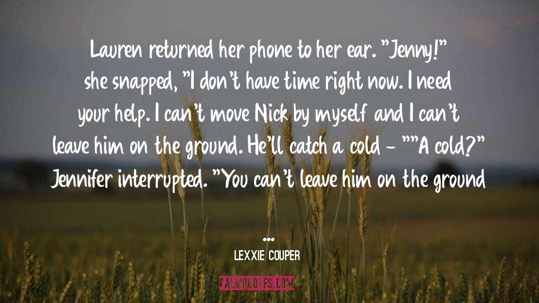 Lexxie Couper Quotes: Lauren returned her phone to