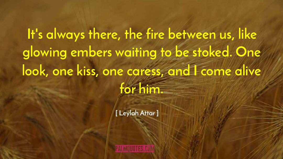 Leylah Attar Quotes: It's always there, the fire