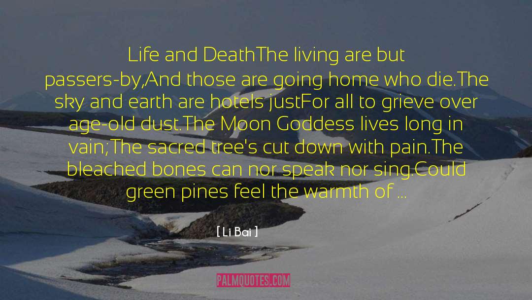 Li Bai Quotes: Life and Death<br /><br />The
