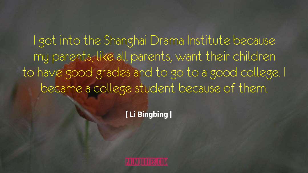 Li Bingbing Quotes: I got into the Shanghai