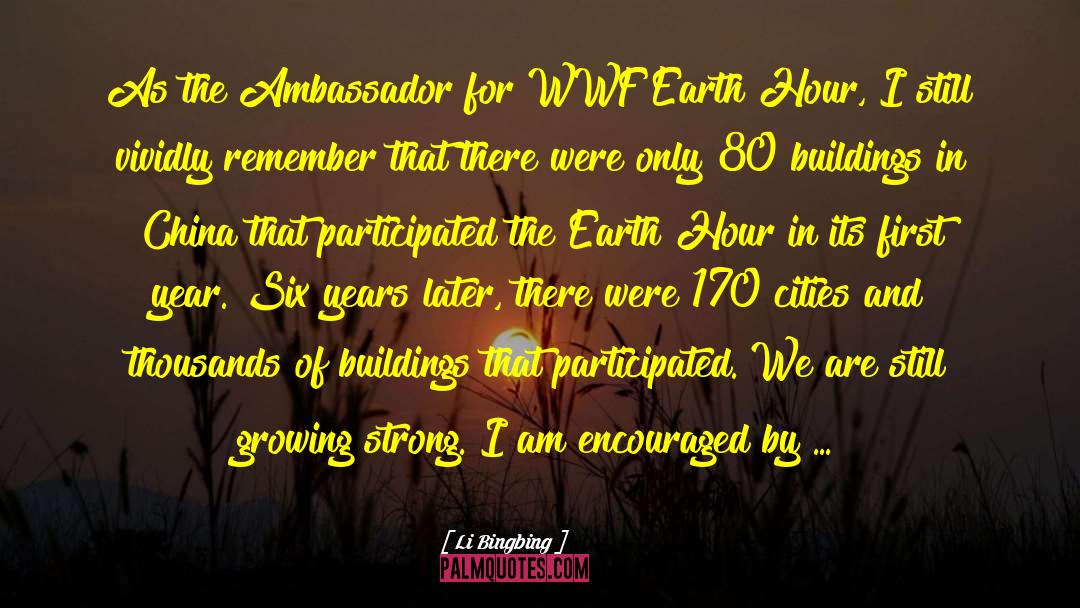 Li Bingbing Quotes: As the Ambassador for WWF