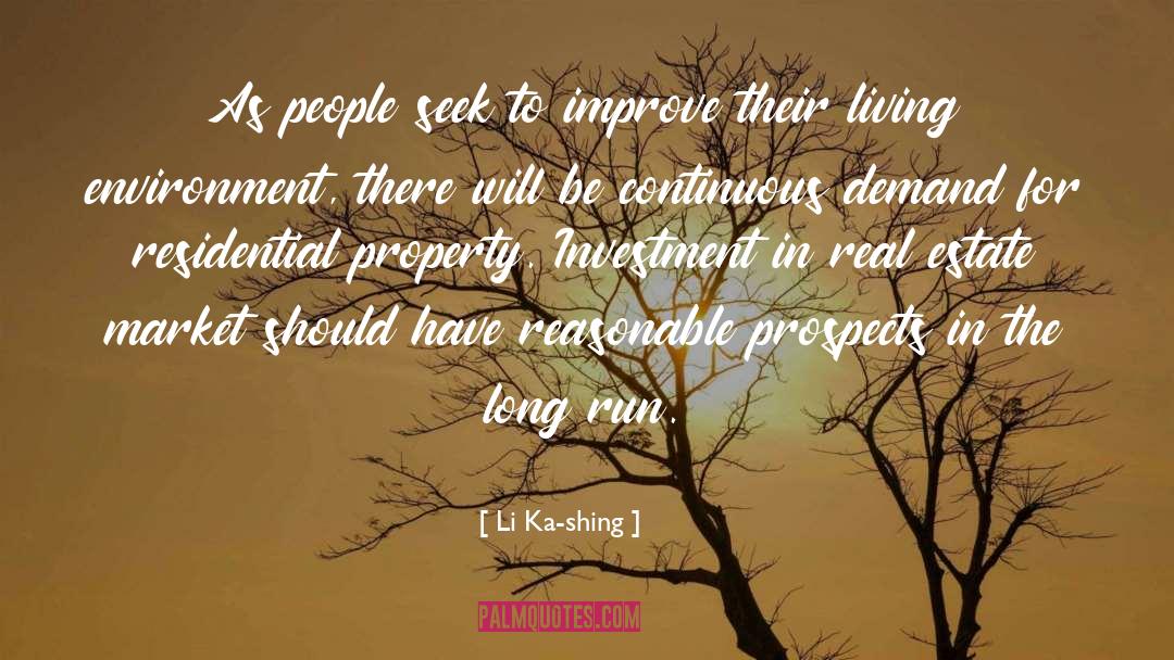 Li Ka-shing Quotes: As people seek to improve