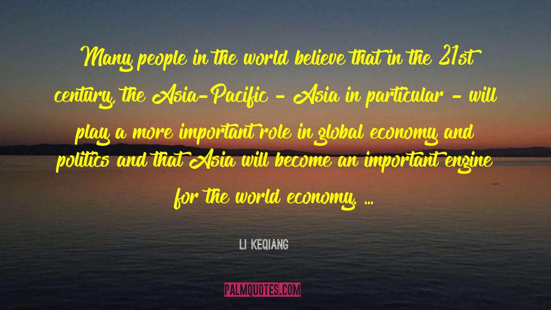 Li Keqiang Quotes: Many people in the world