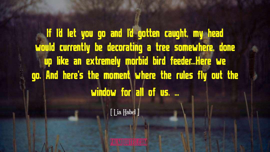Lia Habel Quotes: If I'd let you go