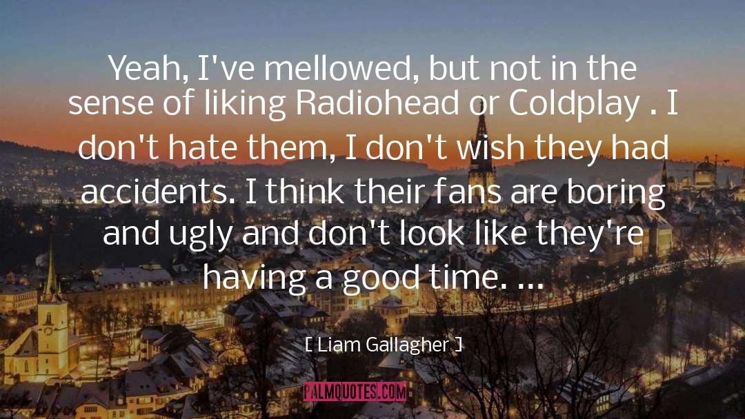 Liam Gallagher Quotes: Yeah, I've mellowed, but not