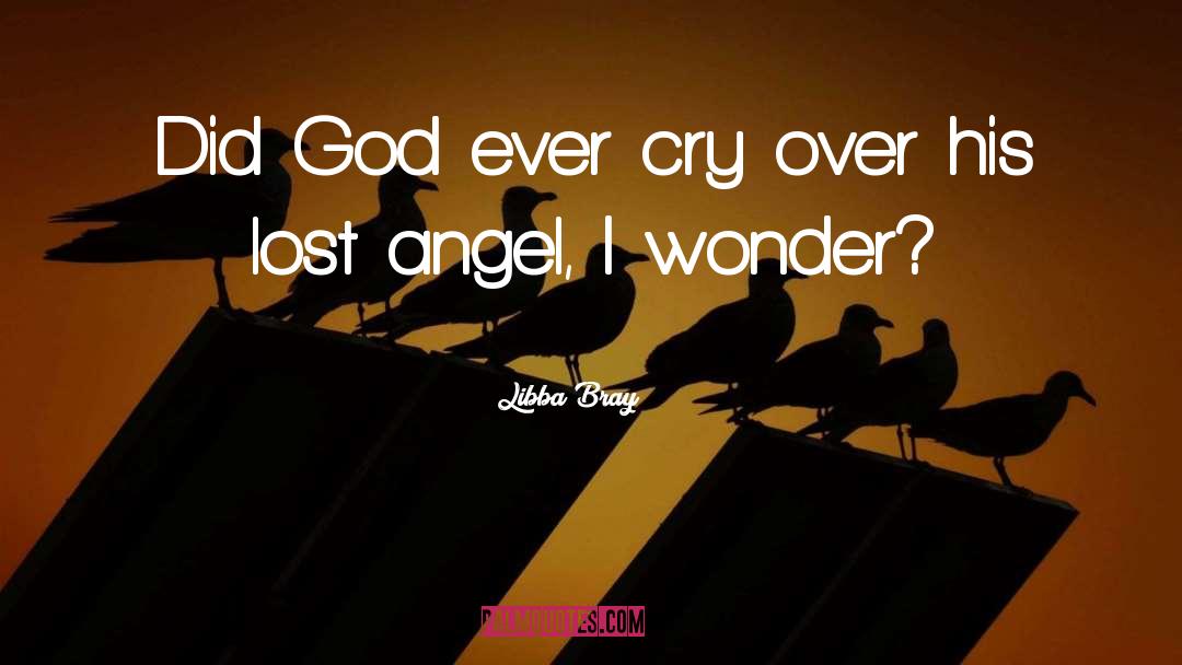 Libba Bray Quotes: Did God ever cry over