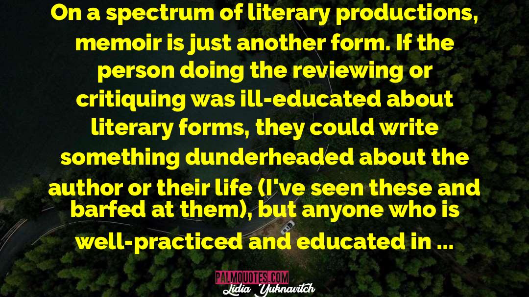 Lidia Yuknavitch Quotes: On a spectrum of literary