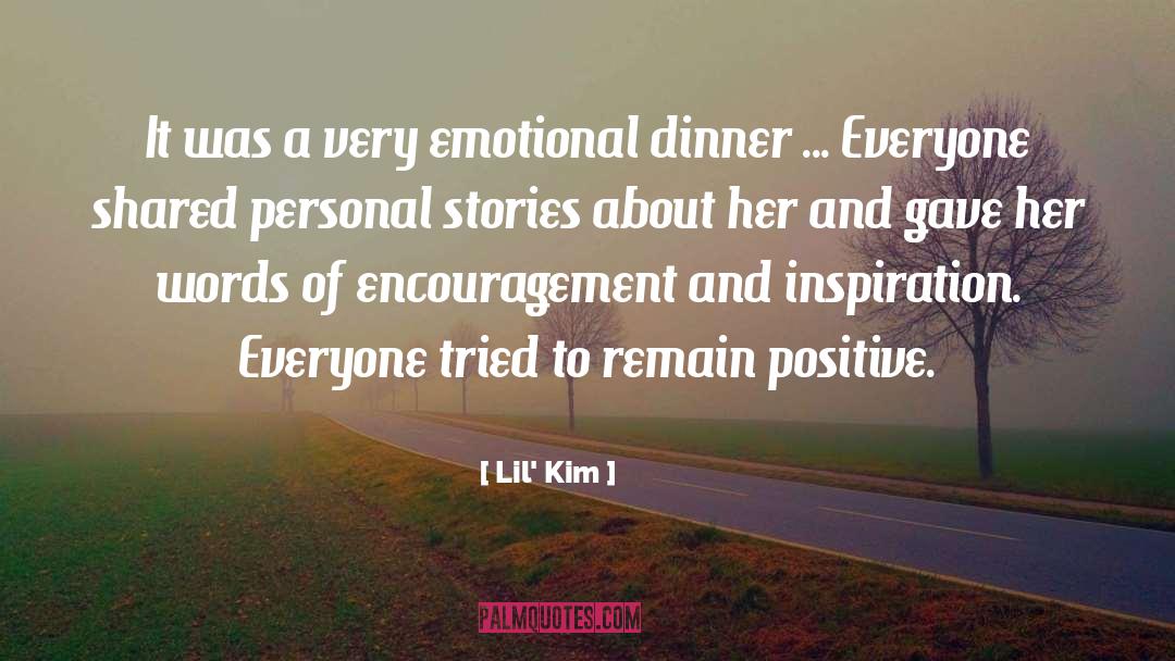 Lil' Kim Quotes: It was a very emotional
