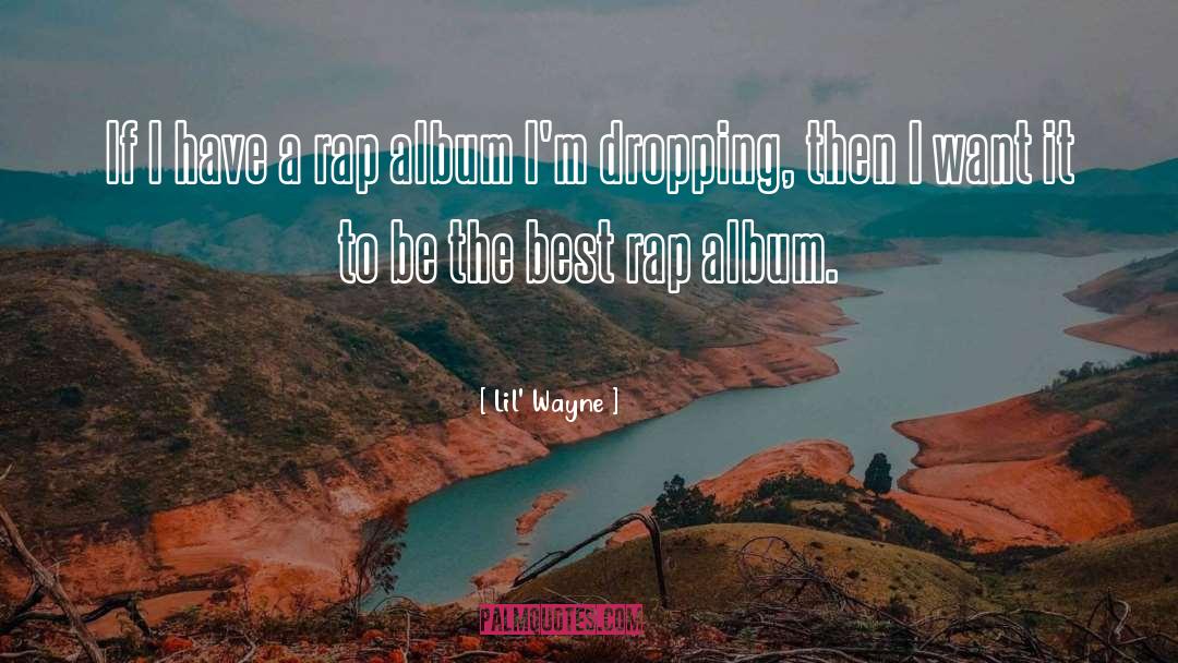 Lil' Wayne Quotes: If I have a rap