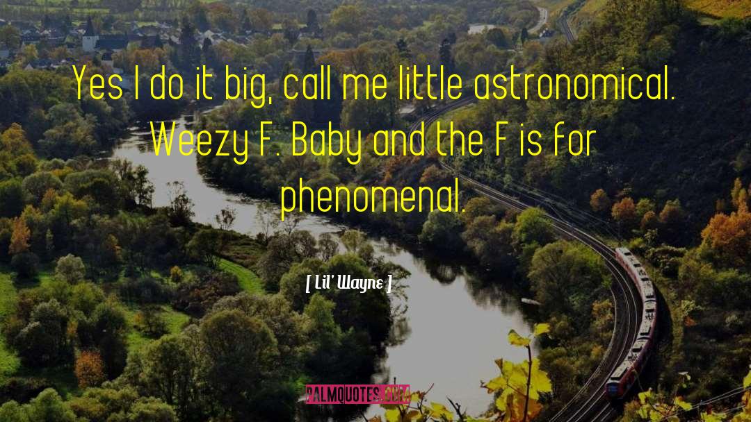 Lil' Wayne Quotes: Yes I do it big,