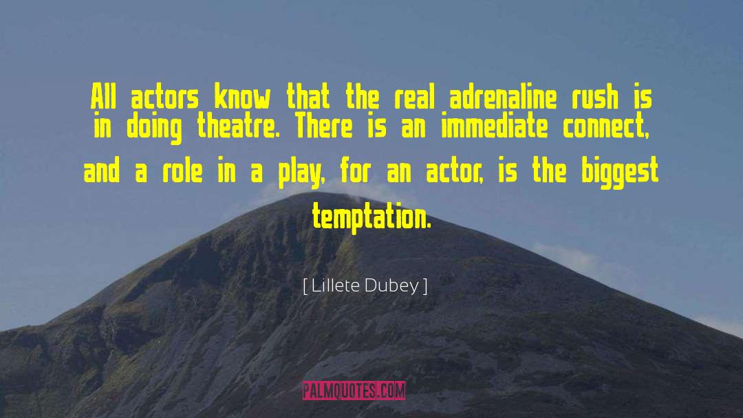 Lillete Dubey Quotes: All actors know that the