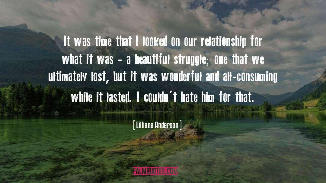 Lilliana Anderson Quotes: It was time that I