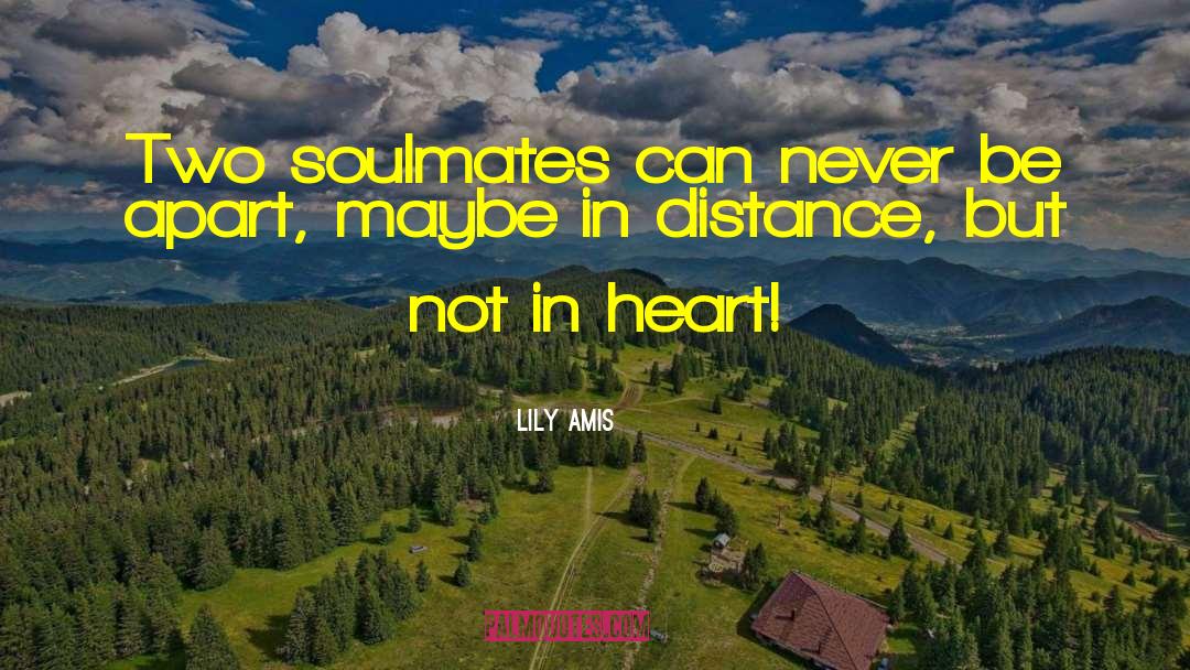 Lily Amis Quotes: Two soulmates can never be