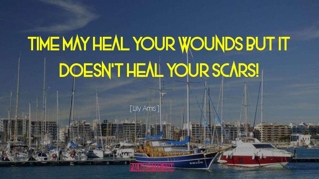 Lily Amis Quotes: Time may heal your wounds