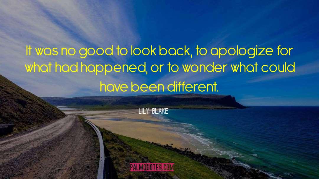 Lily Blake Quotes: It was no good to