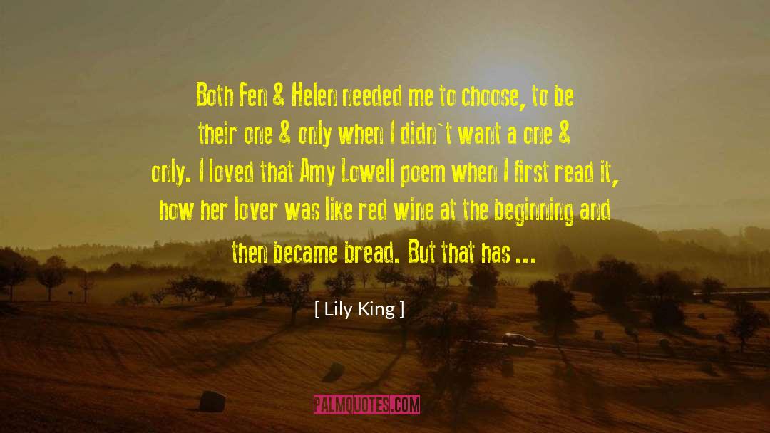 Lily King Quotes: Both Fen & Helen needed