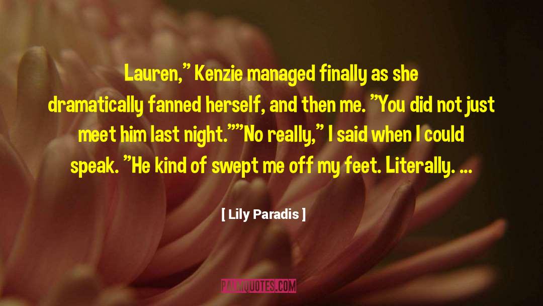 Lily Paradis Quotes: Lauren,