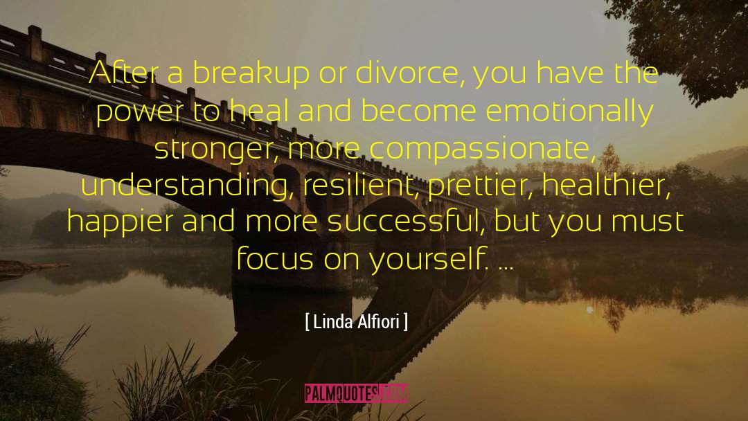 Linda Alfiori Quotes: After a breakup or divorce,