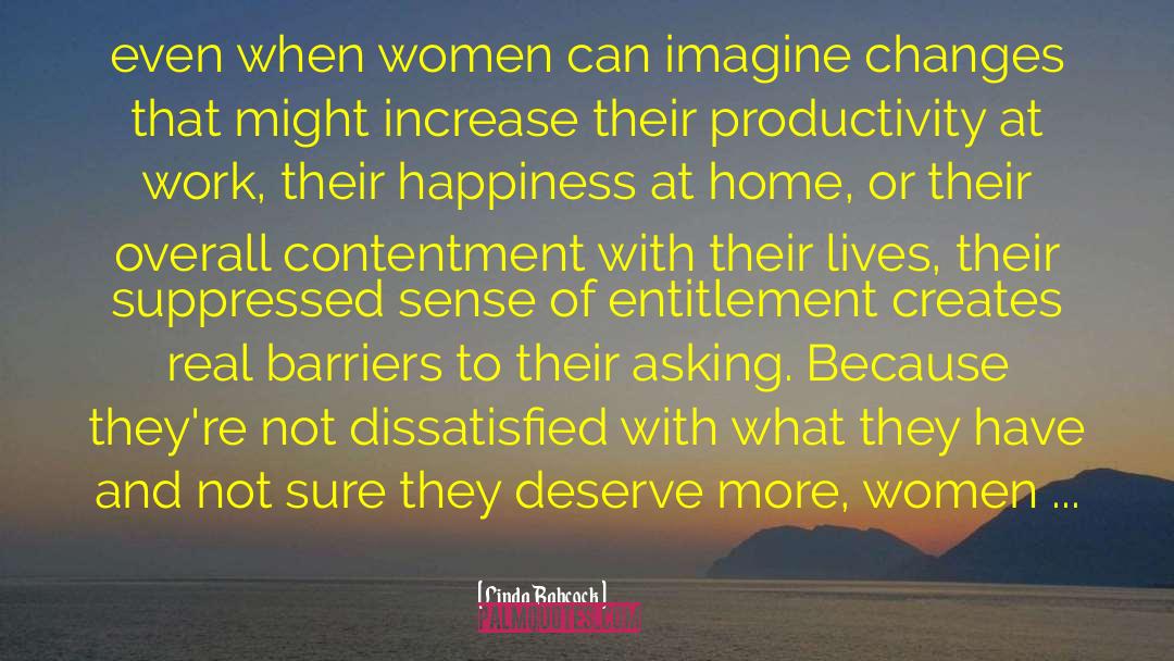 Linda Babcock Quotes: even when women can imagine