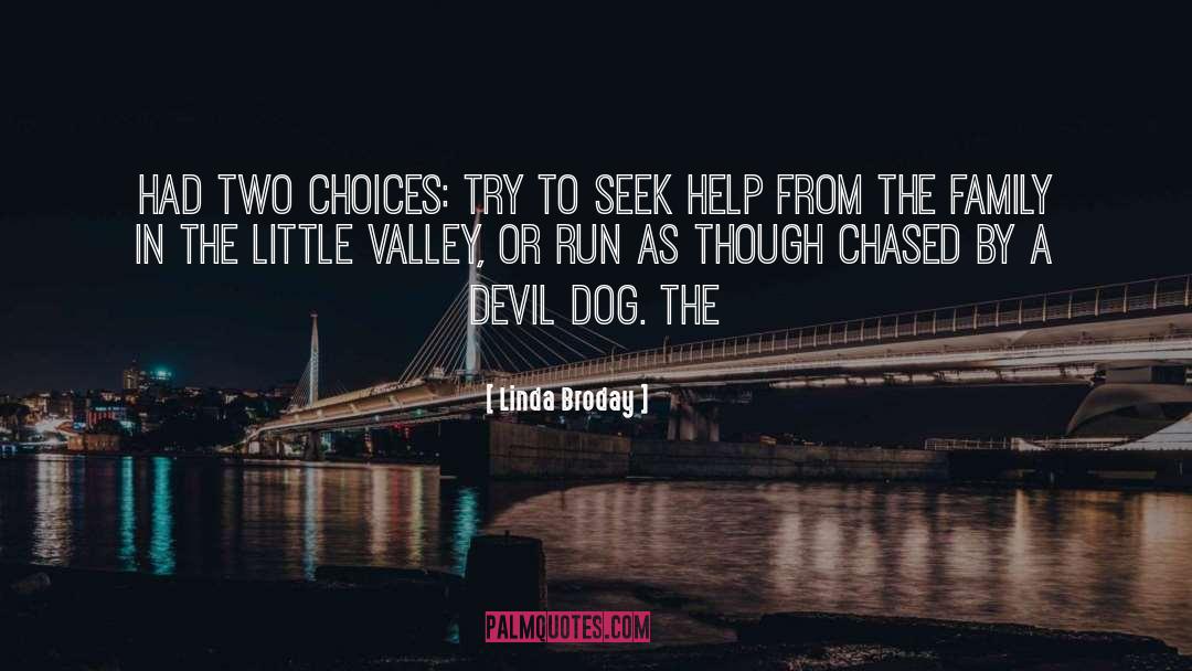 Linda Broday Quotes: had two choices: try to