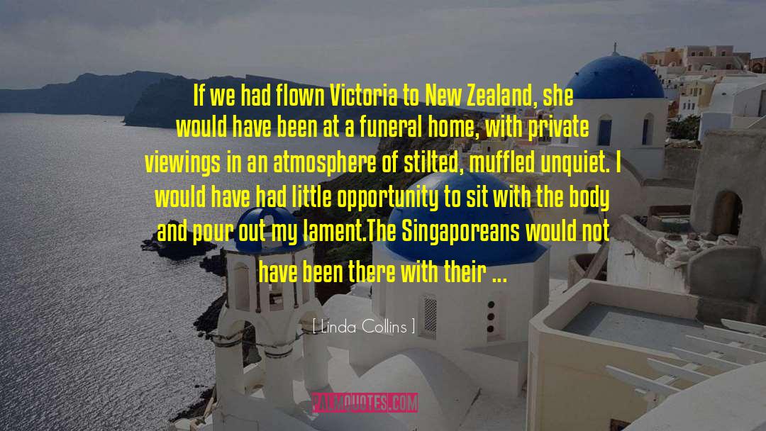 Linda Collins Quotes: If we had flown Victoria
