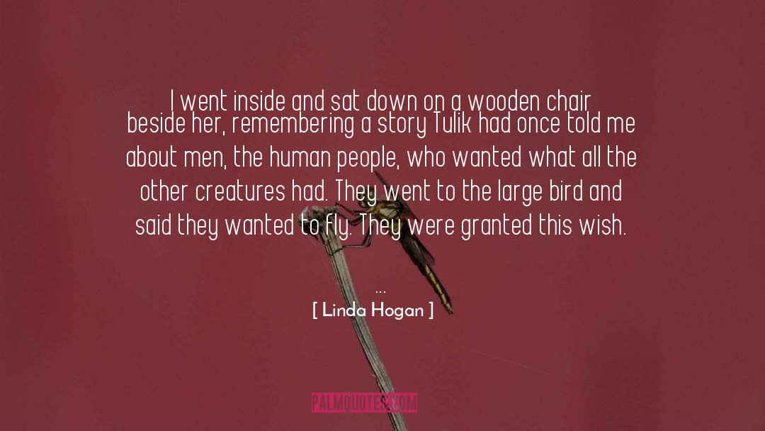 Linda Hogan Quotes: I went inside and sat