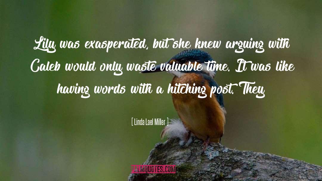 Linda Lael Miller Quotes: Lily was exasperated, but she