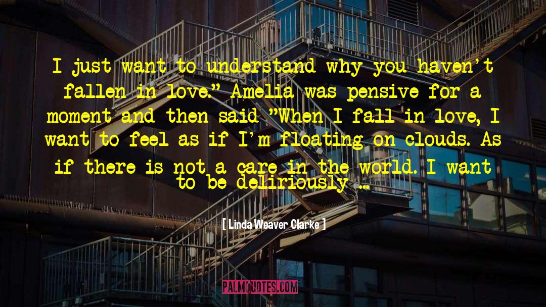 Linda Weaver Clarke Quotes: I just want to understand