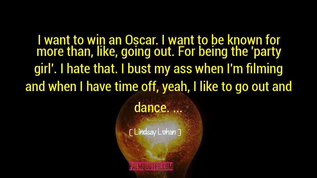 Lindsay Lohan Quotes: I want to win an