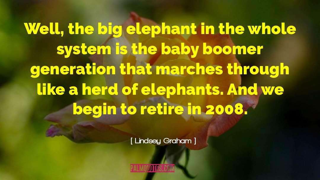 Lindsey Graham Quotes: Well, the big elephant in