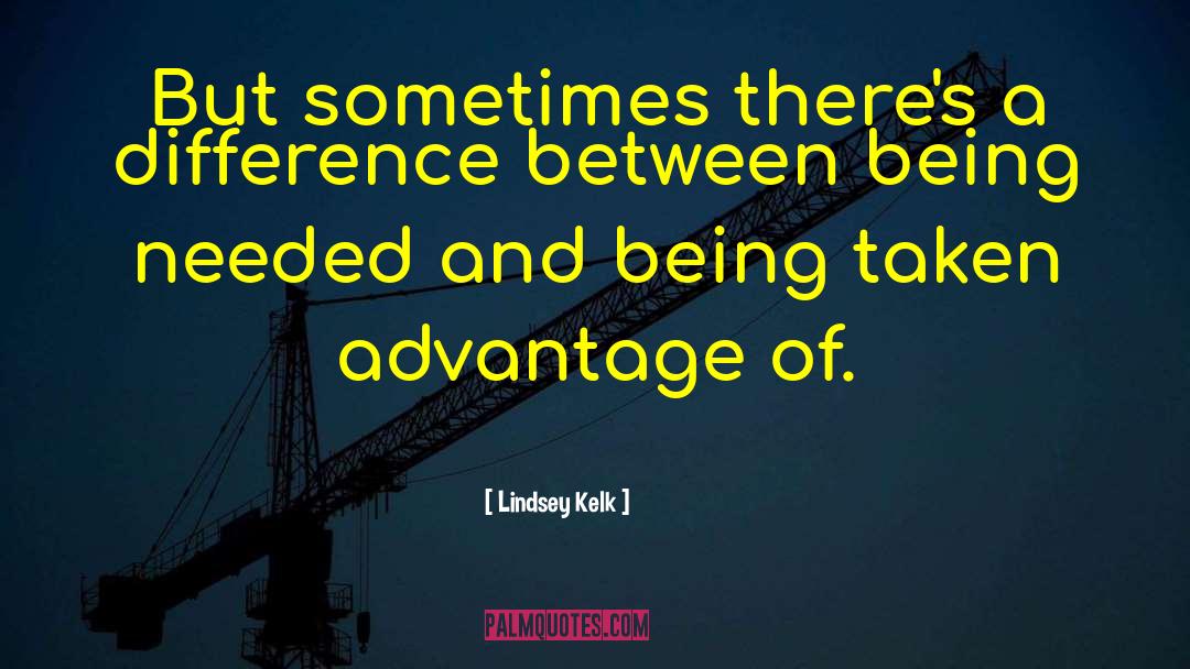 Lindsey Kelk Quotes: But sometimes there's a difference