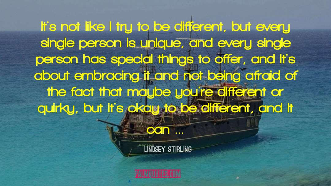 Lindsey Stirling Quotes: It's not like I try