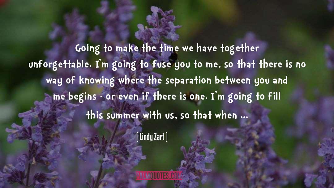 Lindy Zart Quotes: Going to make the time