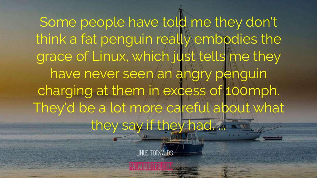 Linus Torvalds Quotes: Some people have told me