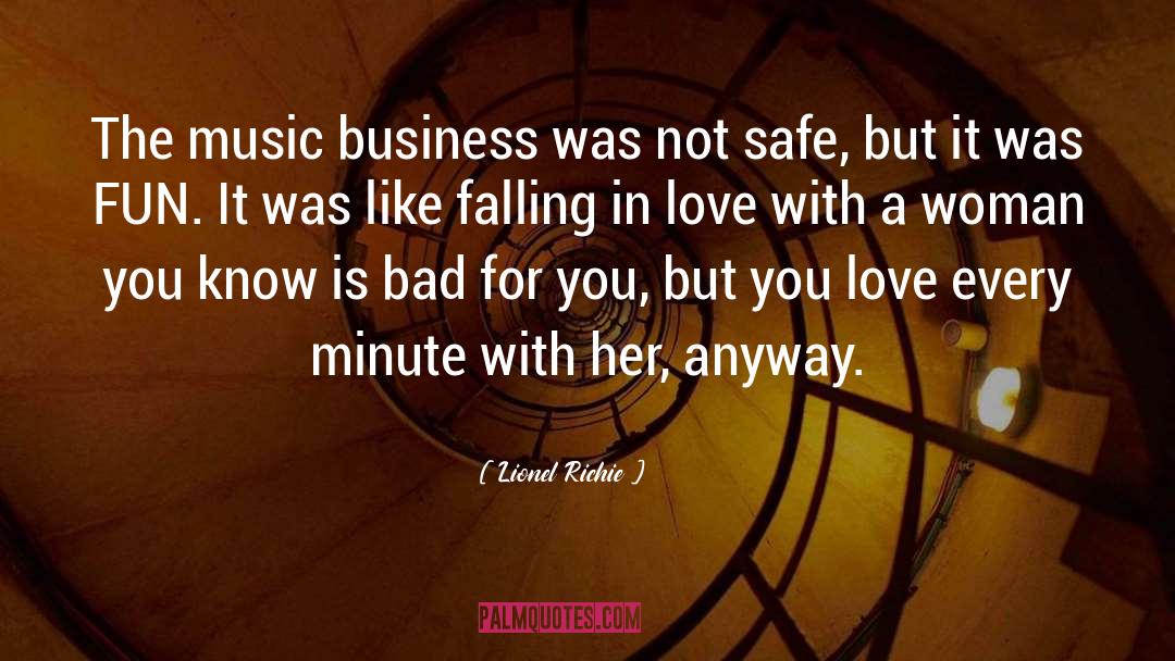 Lionel Richie Quotes: The music business was not