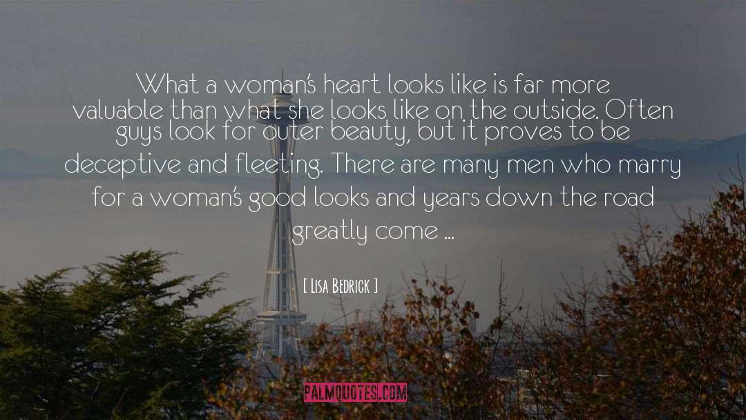 Lisa Bedrick Quotes: What a woman's heart looks