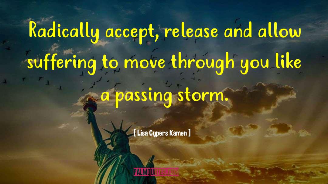 Lisa Cypers Kamen Quotes: Radically accept, release and allow