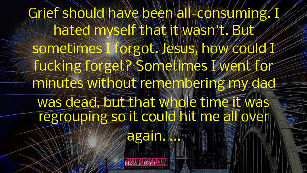 Lisa Henry Quotes: Grief should have been all-consuming.