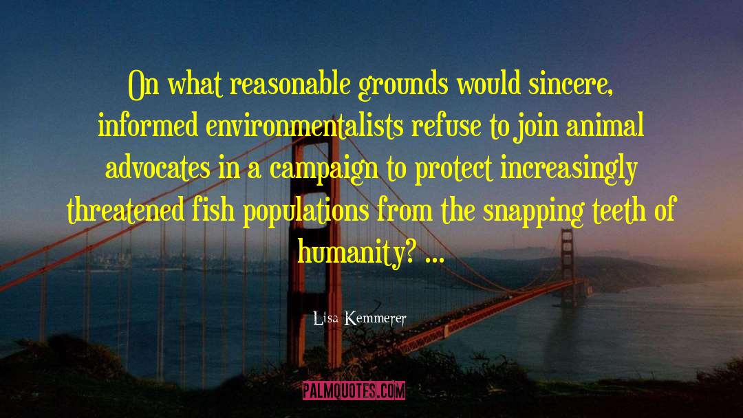 Lisa Kemmerer Quotes: On what reasonable grounds would