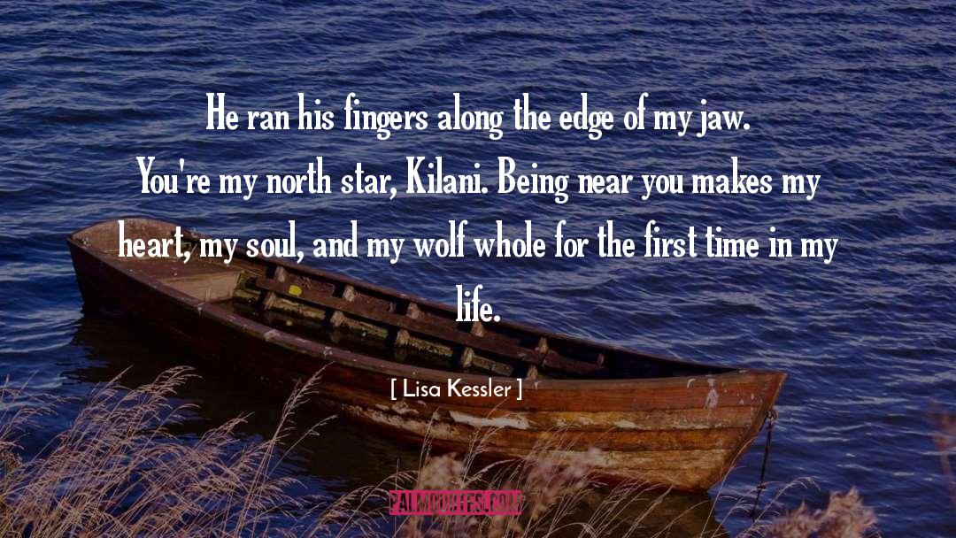 Lisa Kessler Quotes: He ran his fingers along