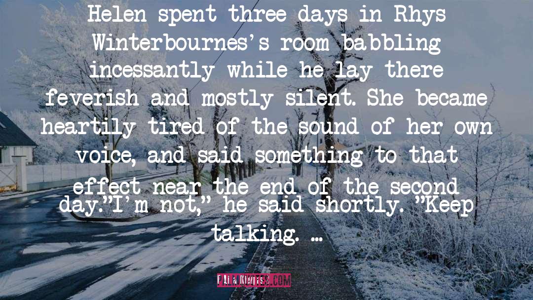 Lisa Kleypas Quotes: Helen spent three days in